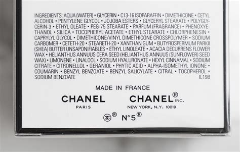 chanel number 5 ingredients.